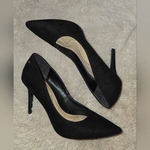Circus by Sam Edelman Black Suede Pumps Size 7 3.5"